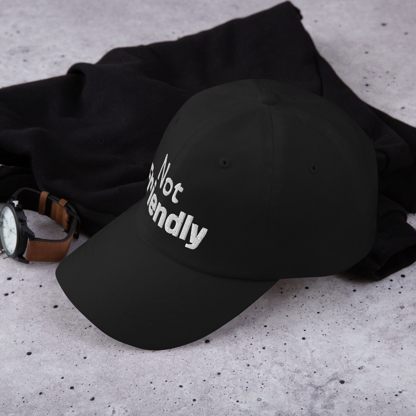 Not Friendly Dad hat