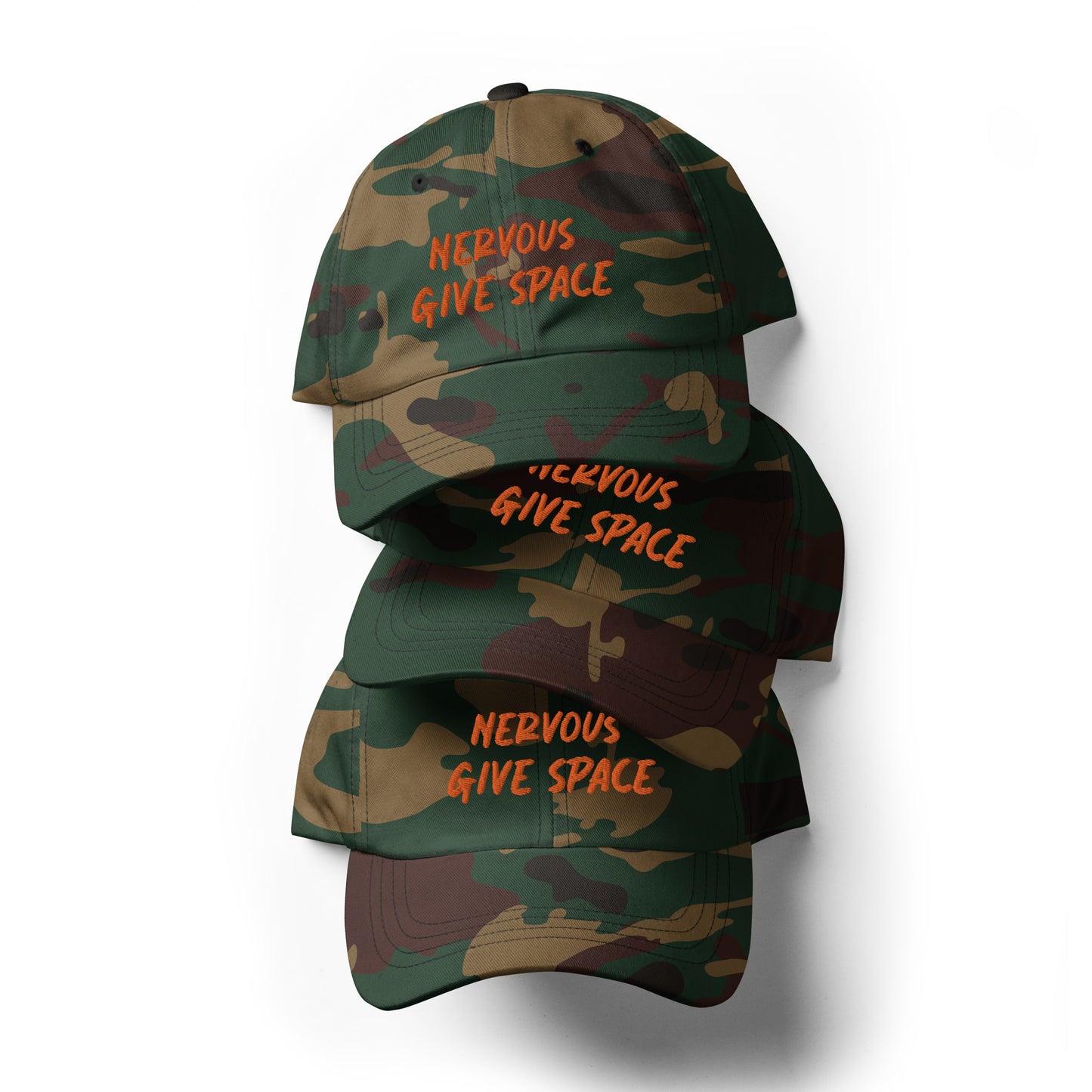 Nervous Give Space Dad hat