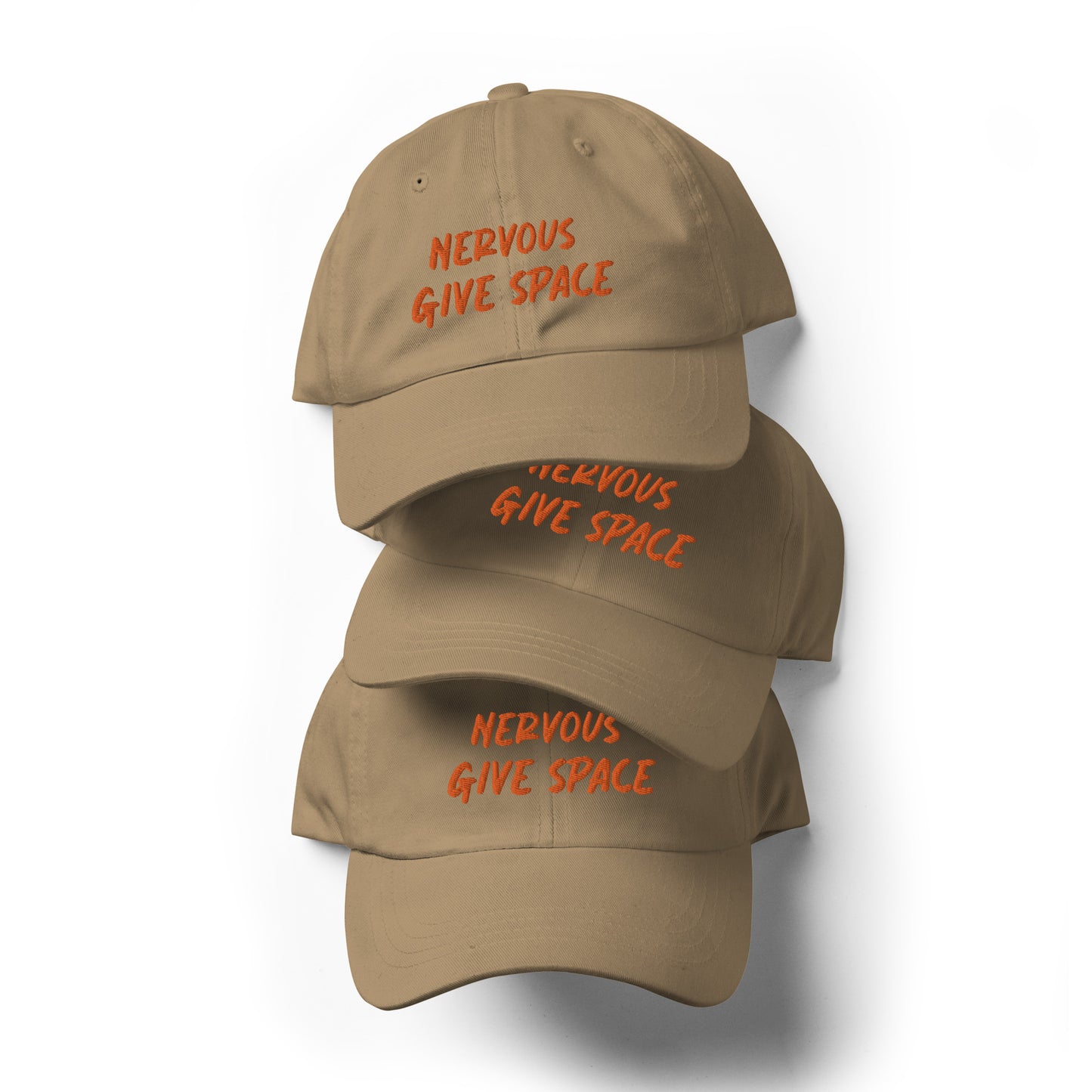 Nervous Give Space Dad hat