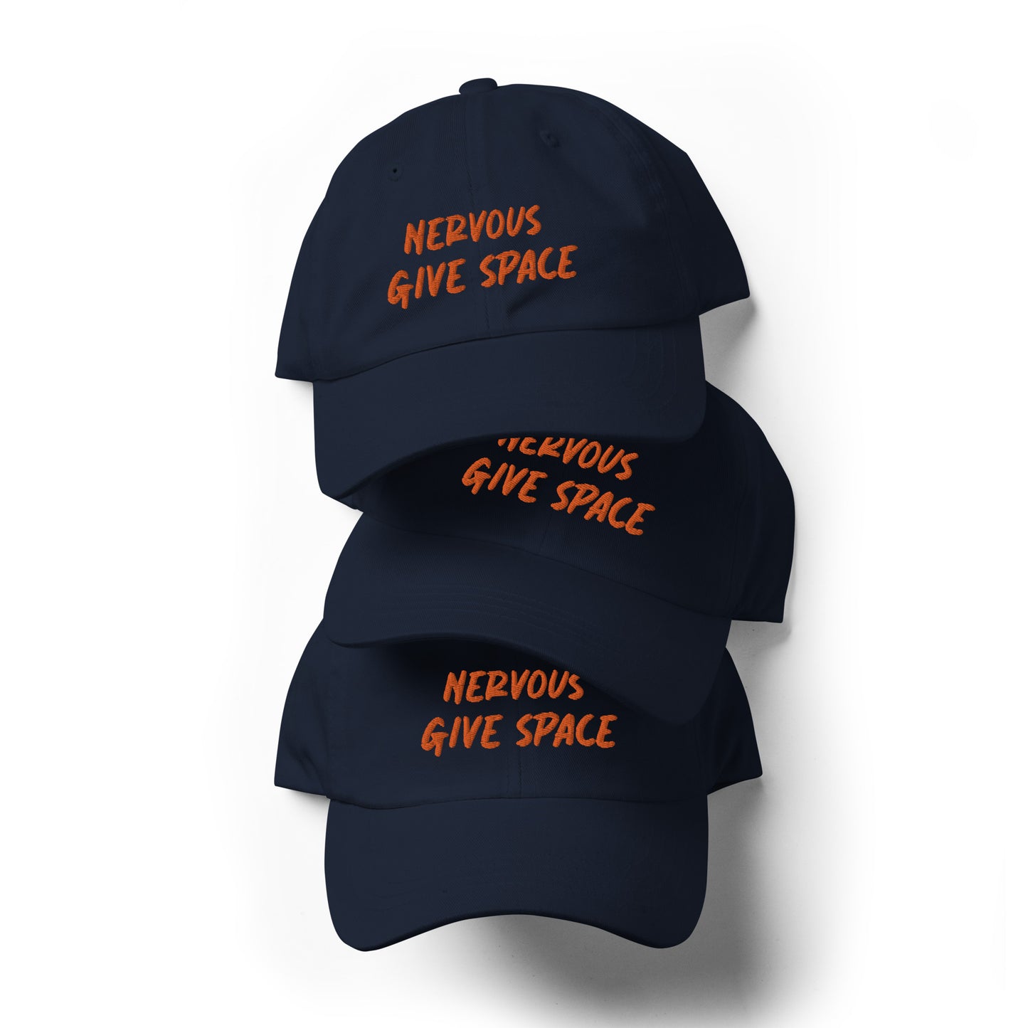 Nervous Give Space Dad hat