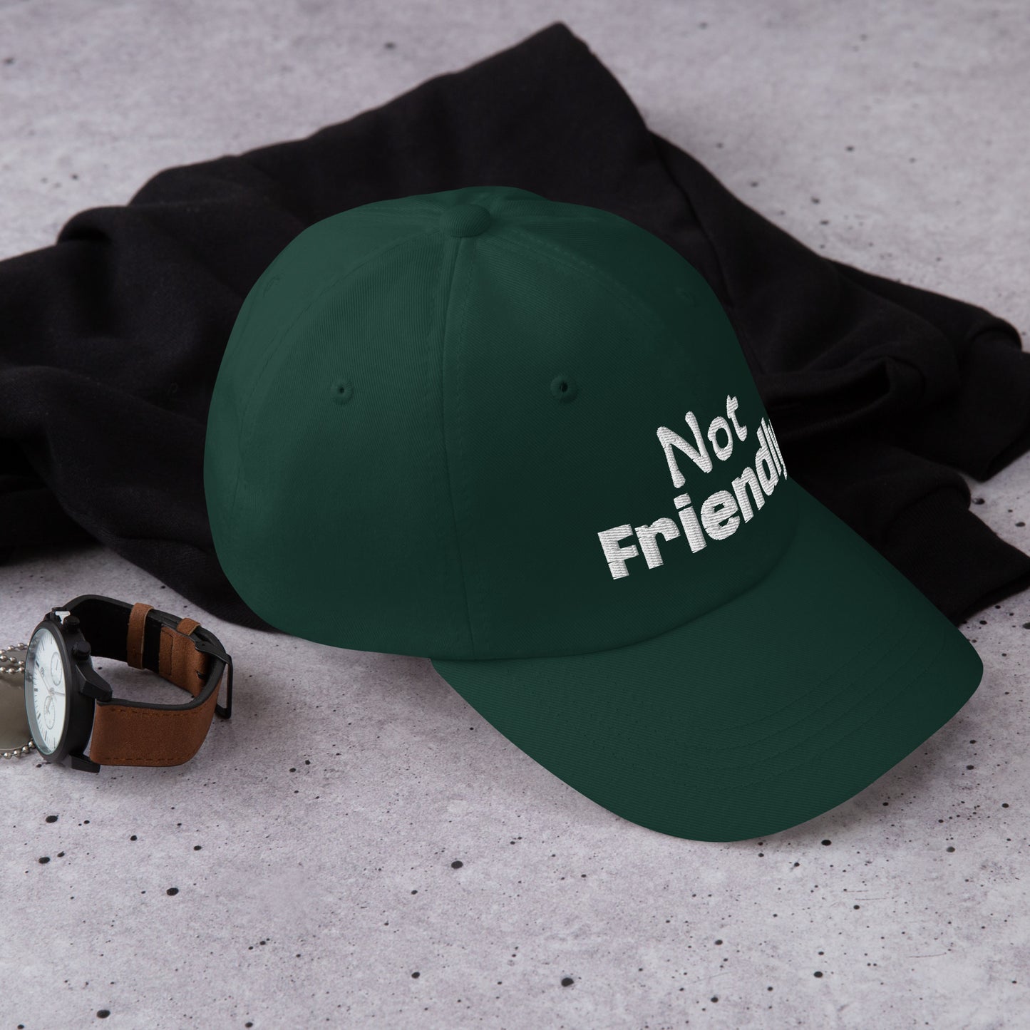 Not Friendly Dad hat