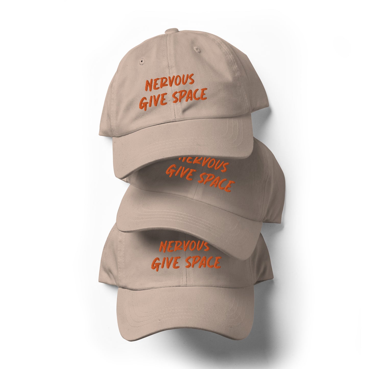 Nervous Give Space Dad hat