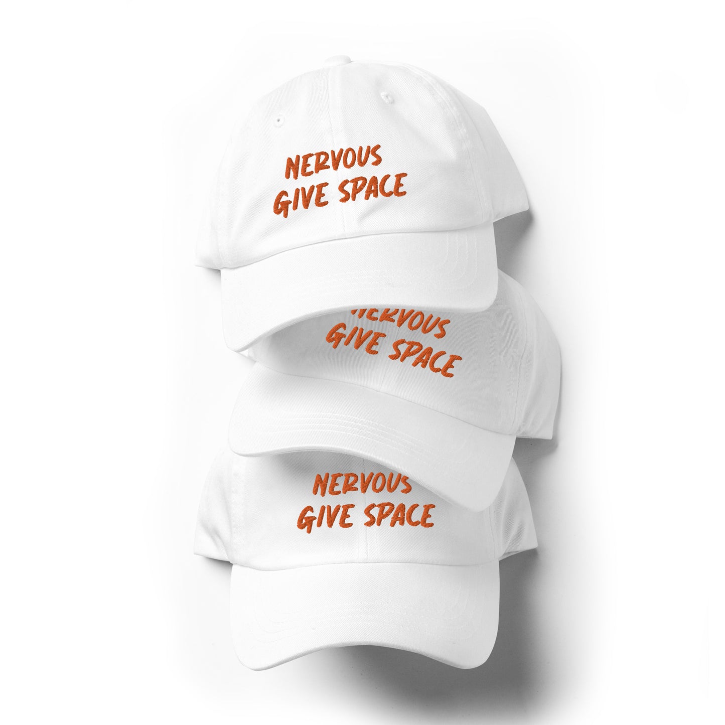 Nervous Give Space Dad hat