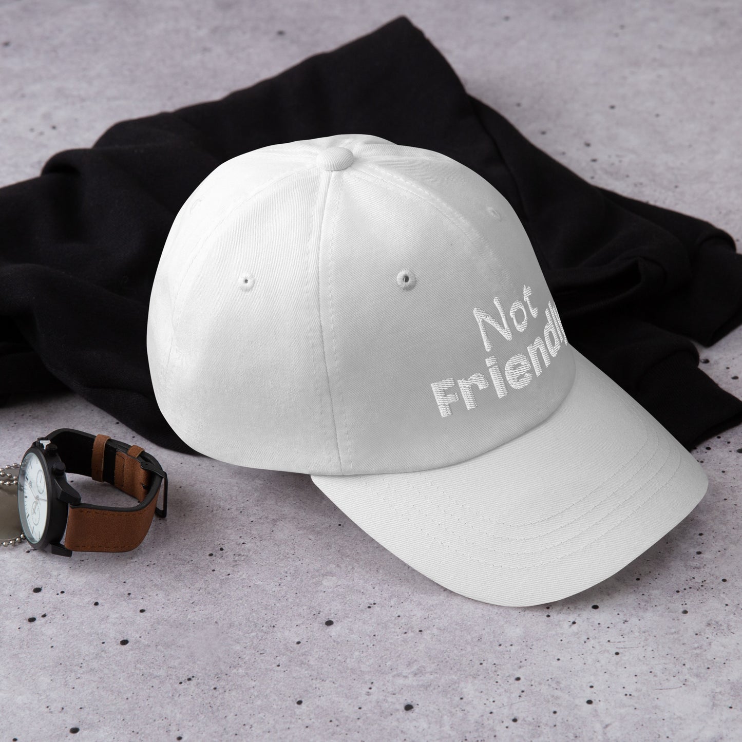 Not Friendly Dad hat