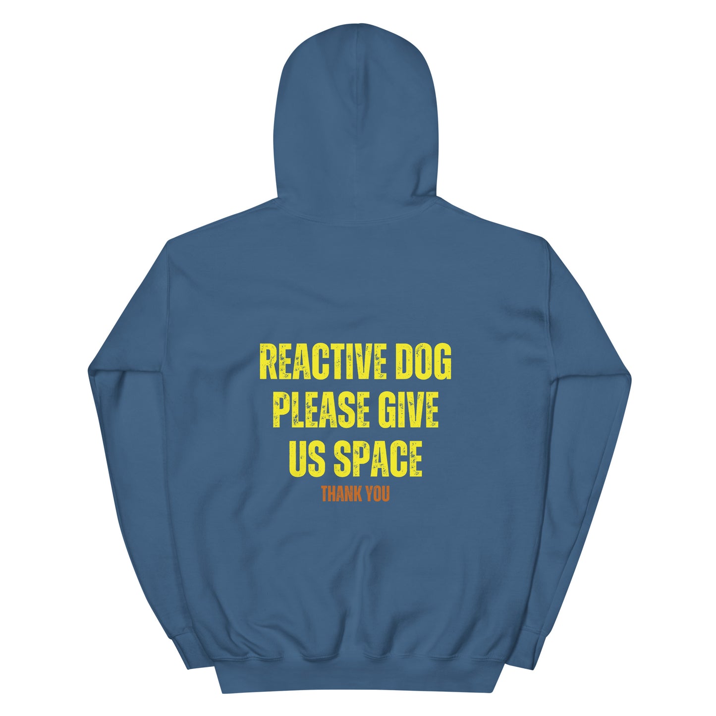 Reactive Dog Please Give Us Space (Front and Back Print) Hoodie