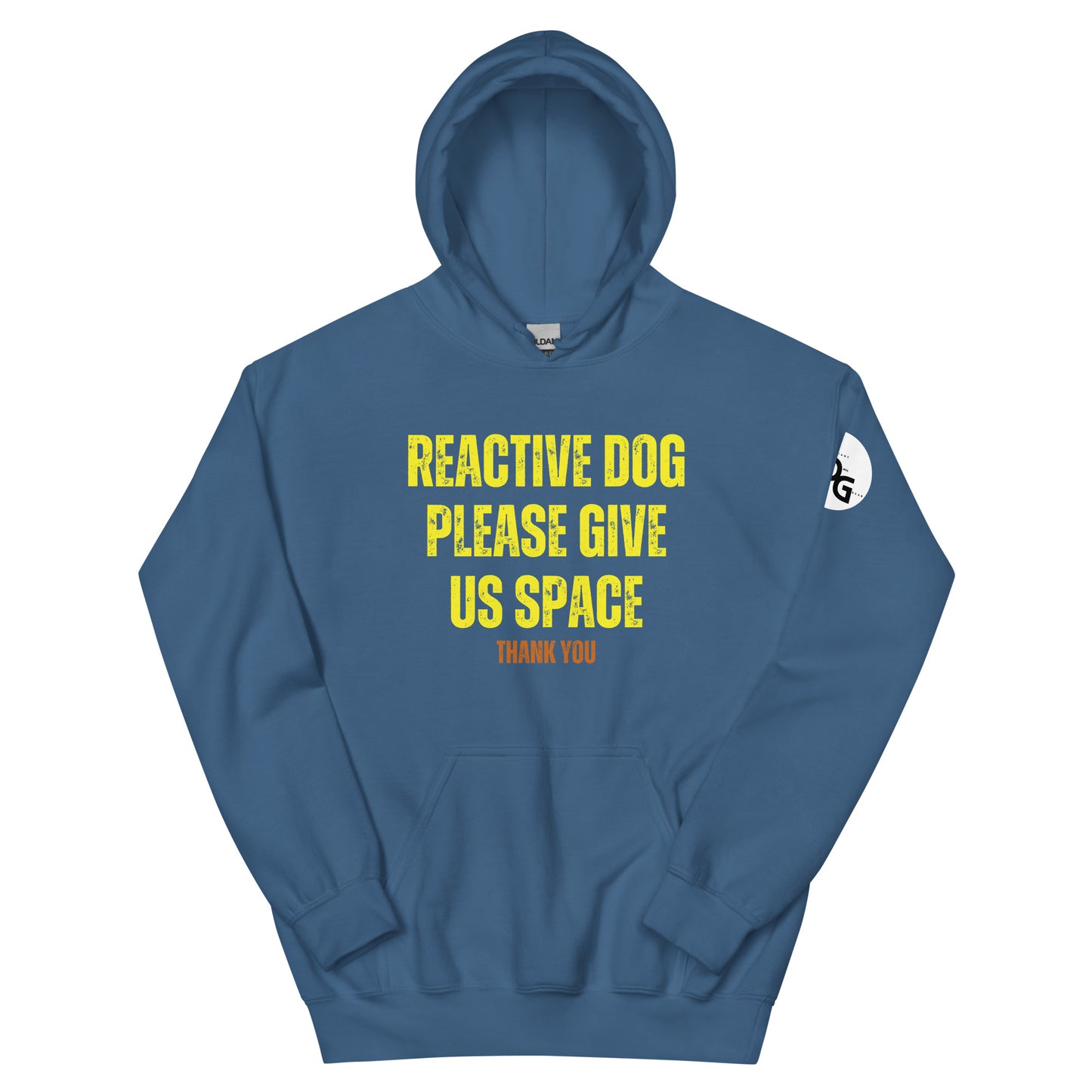 Reactive Dog Please Give Us Space (Front and Back Print) Hoodie